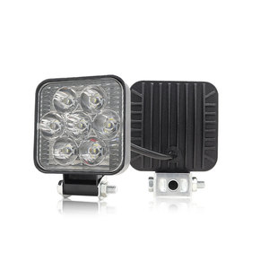 ไฟสปอร์ตไลท์ LED ขนาด 2.5 นิ้ว ยี่ห้อ Qideguan 7 SMD สำหรับมอเตอร์ไซค์ ไฟเสริม 12V รูปทรงสี่เหลี่ยมจัตุรัสขนาดเล็ก - Product Image 1