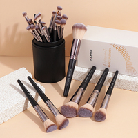 MAANGE Vente en gros de pinceaux de maquillage noirs professionnels, vente en gros de 30 pièces, pinceaux cosmétiques de luxe, kit de pinceaux de maquillage professionnel pour le visage