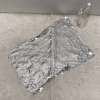 Buatan tangan aluminium Mesh kristal seksi Sliver metalik Crop Top mewah payet linggis leher Cami rantai tubuh wanita Tank Top