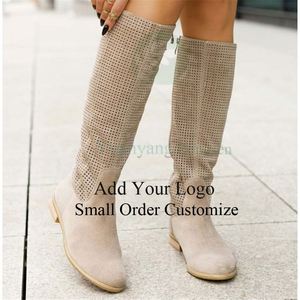 Bottes à talons hauts noires en <span class=keywords><strong>daim</strong></span>, à bout pointu, fines, au-dessus du genou, pour femme de bureau, style exotique, vente en gros - Product Image 5