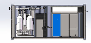 Station <span class=keywords><strong>de</strong></span> <span class=keywords><strong>compresseur</strong></span> d'air conteneurisée 400 kW, conception Plug & Play, déploiement rapide pour sites miniers - Product Image 3