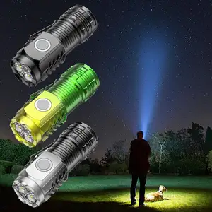 Mini torcia ricaricabile Linternas Taschenlampe Lanterna Edc a lungo raggio ad alta potenza