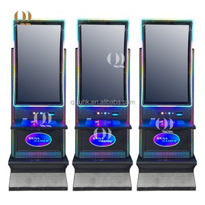 QIQU Version anglaise usine d'origine meilleure qualité 34/43 pouces écran tactile incurvé Machine d'armoire de jeu de compétence en métal - Product Image 4