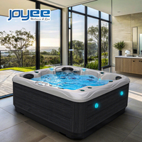 JOYEE Hydrothérapie Jacuzzi de massage Ariestech importé, le plus vendu, OEM, élégant spa extérieur