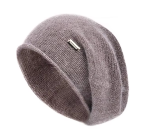 Unisex Solid-Color Knit <b>Wool</b> Cuff <b>Beanie</b> 100% <b>Wool</b> Warm Winter Casual Hat for Adults One Size Fits Most Light And Packable - Product Image 6