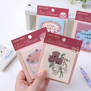กระดาษโน้ตแบบมีกาวในตัว 73*73 ซม. น่ารัก สไตล์บาร็อค อุปกรณ์การเรียน - Product Image 6