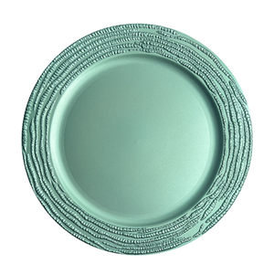 Assiettes <span class=keywords><strong>de</strong></span> Présentation <span class=keywords><strong>de</strong></span> Mariage en Gros Économiques, Assiettes <span class=keywords><strong>de</strong></span> Table <span class=keywords><strong>de</strong></span> Fête en Plastique, 13 Pouces, <span class=keywords><strong>Or</strong></span> Champagne, Bleu Royal, Corail - Product Image 6