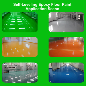 Hexion tự san lấp mặt bằng Sàn <span class=keywords><strong>epoxy</strong></span> sơn bàn chải ứng dụng chất lượng cao màu sắc tươi sáng độ bám dính mạnh mẽ 96 kq/bộ giá bán buôn - Product Image 5