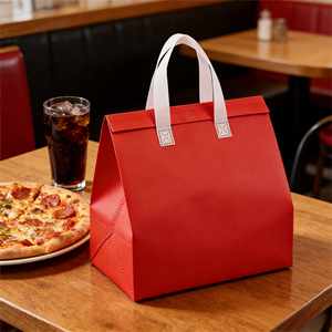 Bolsa Térmica Personalizada de Lona de Algodón No Tejida, Aislada con Papel de Aluminio, 24L, Impermeable, para Entrega de Comida a Domicilio - Product Image 5