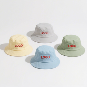 Chapeau de soleil pliable en coton velours pour femmes chapeau de seau brodé imprimé personnalisé pour l'été décontracté cyclisme usage quotidien vente en gros - Product Image 2