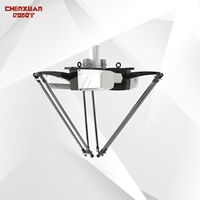 Mesin Terintegrasi Pengambilan, Penyortiran, dan Pengemasan Robot Paralel Kecepatan Tinggi Tiga Sumbu dengan Kontrol PLC, Beban Maksimum 14kg untuk Penyortiran Makanan