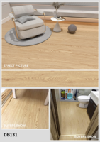 Carrelage de sol intérieur Design Revêtement de sol en planches de vinyle résistant à l'usure Click Céramique Revêtement de sol en PVC PVC Spc