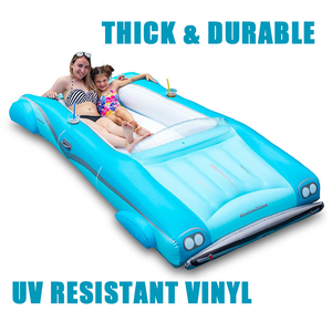 Flotador <strong>Inflatable</strong> PVC Skimboard Water Pool with Pillow&amp;Cup Holder <strong>Float</strong> Row <strong>Mat</strong> Pool <strong>Lounge</strong> Tanning Bed <strong>Float</strong> Tanning Pool - Product Image 3