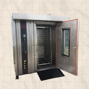 Four rotatif à économie d'énergie - Brûleur Baltur Italie, usage commercial pour le <span class=keywords><strong>pain</strong></span> et la pâtisserie 16 32 68 plateaux pour le <span class=keywords><strong>pain</strong></span>, les biscuits, four rotatif - Product Image 1