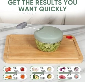 Picadora de Ajo y Cebolla con Logotipo Personalizado al por Mayor, Cortador de Verduras para Cocina OEM con Empaque de Marca Privada - Product Image 5