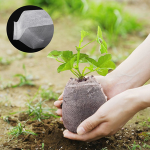 Bolsa de Cultivo <span class=keywords><strong>Desechable</strong></span>, No Tejida, Ecológica, Biodegradable, para Semilleros, <span class=keywords><strong>Maceta</strong></span> para Cultivo de Plantas - Product Image 3