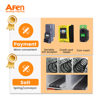 AFEN-Distributeur automatique de boissons à écran LCD, distributeur automatique de snacks par billets et pièces