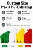 PP Mesh Zakjes 30cm-70cm voor Gember Knoflook Ui Aardappel Producten Fruit Groente Landbouw Net Verpakking