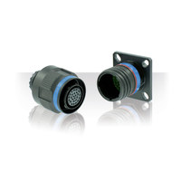 Connecteur circulaire MIL-DTL-38999/GJB599 MS27484 JTG06R, fiche mâle / prise femelle à sertir pour câble droit MS27484T10B35P/S