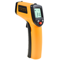 Termometer inframerah gm320 dalam ruangan dan luar ruangan, termometer digital industri dan cairan makanan