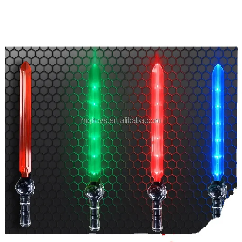 Light up LED Ninja sword toy with sound 3 colors