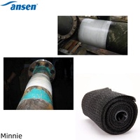 Bande de protection pour tuyaux en fibre de verre de qualité supérieure, imprégnée de résine à durcissement à l'humidité, pour usage industriel