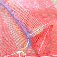 Sac en filet Leno imprimé avec logo personnalisé, sac en filet PP en gros pour l'emballage des oignons, des pommes de terre et des légumes