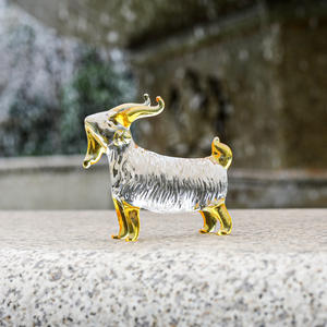 Yellow Crystal Sheep Polished Eco-Friendly Animal Print Folk Art Decor Figurine Collectible Home Decoration - Product Image 6