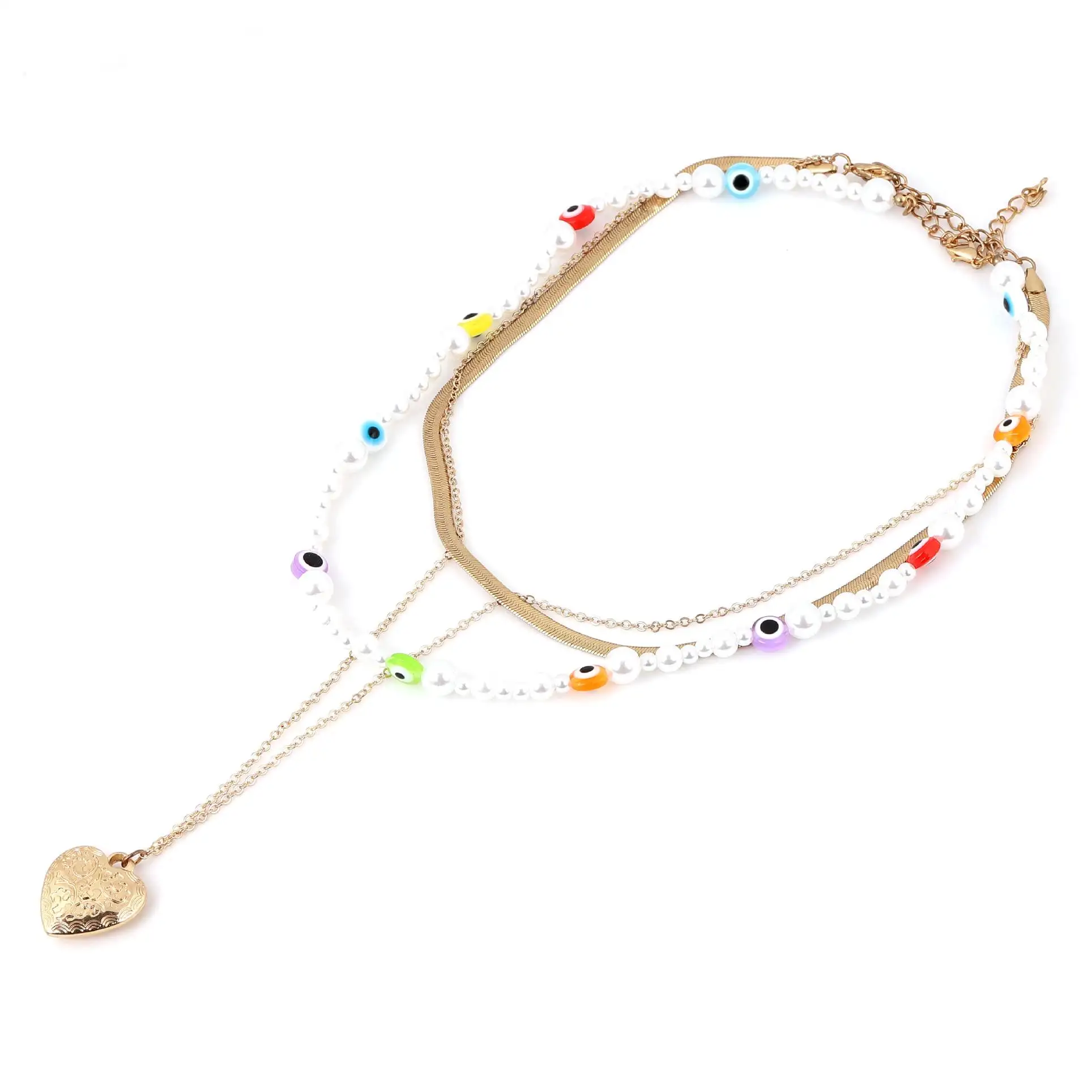 Modeschmuck-Halsketten Schmetterling-Geschenk modisch Moissanit Stein langer Zirkone der Neugeburt Blume Haizahn-Halskette
