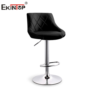 Tabourets de bar pivotants de luxe, chaises de bar personnalisées avec structure métallique, tabouret de bar nordique, chaise haute - Product Image 3