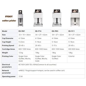 Imprimante à café EVEBOT, encre comestible, imprimante à jet d'encre alimentaire pour l'art latte, pour gâteaux, macarons, pain, impression personnalisée DIY, machine d'impression pour hôtel, café - Product Image 5