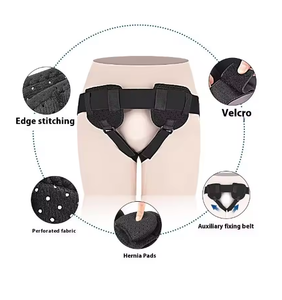 Cinturones de <span class=keywords><strong>Hernia</strong></span> Ajustables, Soporte de <span class=keywords><strong>Hernia</strong></span> de Ingle para Hombre y <span class=keywords><strong>Mujer</strong></span>, Correa de Cintura Deportiva Bilateral con Almohadillas de Compresión Extraíbles - Product Image 3