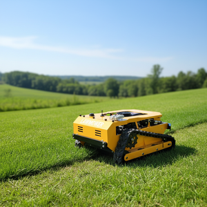 <b>Gasoline</b> Powered Remote Control Crawler Mower for Farm and Field Maintenance - Product Image 1