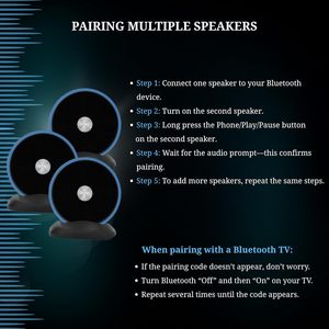 Dài chạy công nghệ <span class=keywords><strong>Mini</strong></span> cho loa Bluetooth không thấm nước surround âm thanh stereo ghép nối Home TV xe USB sạc pin - Product Image 6