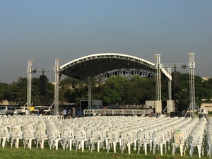 Système de treillis de toit en alliage d'aluminium, treillis de toit en aluminium avec boulons de scène, treillis d'éclairage de scène pour concert, scène de concert mobile - Product Image 6