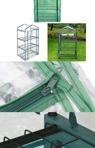 Hantechn Handy 3 <strong>X</strong> <strong>6</strong> <strong>Greenhouse</strong> with Electric <strong>Greenhouse</strong> Cart for Easy Outdoor Plant Transporting - Product Image 4