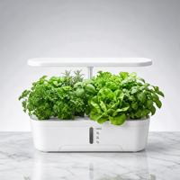 Système de culture hydroponique sans terre, kit de jardinage intelligent d'intérieur avec lumière de croissance LED et arrosage automatique pour la maison