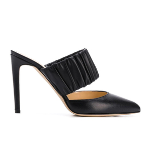 Zapatillas negras para mujer, zapatos puntiagudos, Stiletto, tacones altos, gran oferta - Product Image 2