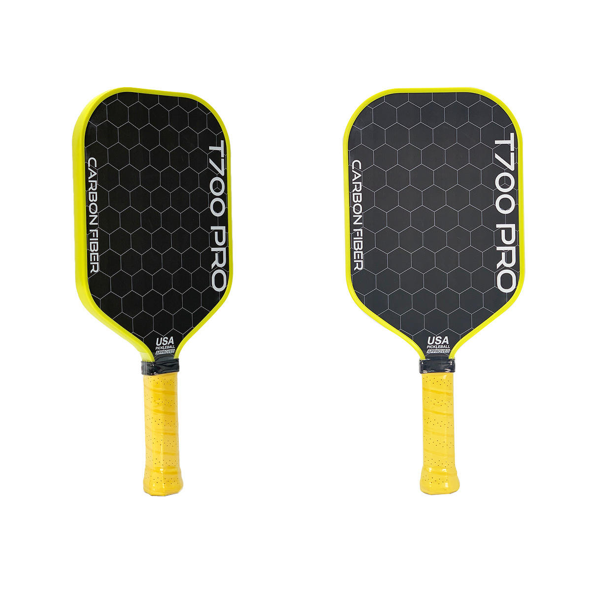 T700 Carbon Fiber Single Racket 16mm-Yellow