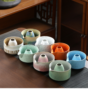 Custom Logo Handmade Classic Glazed Ceramic 600ml Portable & Eco-Friendly <b>Matcha</b> <b>Tea</b> Bowl Spout Japanese Style Porcelain Bowl - Product Image 4