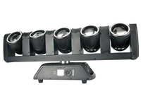 Équipement de scène professionnel 5x80W RGBW LED lumières principales mobiles avec éclairage auxiliaire 500W DMX512 Mode de contrôle pour les boîtes de nuit