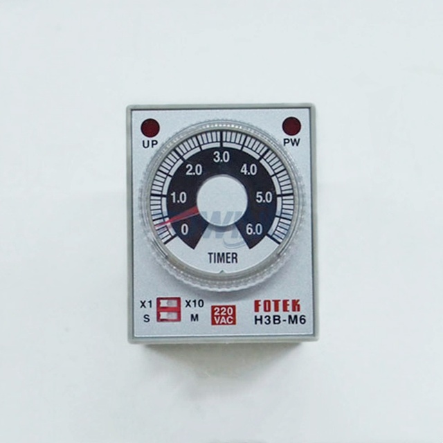 Taiwan FOTEK H3B-M6-220V 6 Digit Digital Timer AC220V Relay Output Time Delay Relay H3B-M6-220V