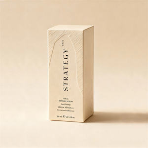 Op maat gemaakte logo recyclebare geprägte stevige kunstpapieren opvouwbare cadeauverpakking voor cosmetica en gezichtscrème verpakkingen - Product Image 5