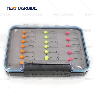 Boîte de pêche pêche à la mouche mouches humides nymphes kit de boîte d'assortiment fait à la main - Product Image 4