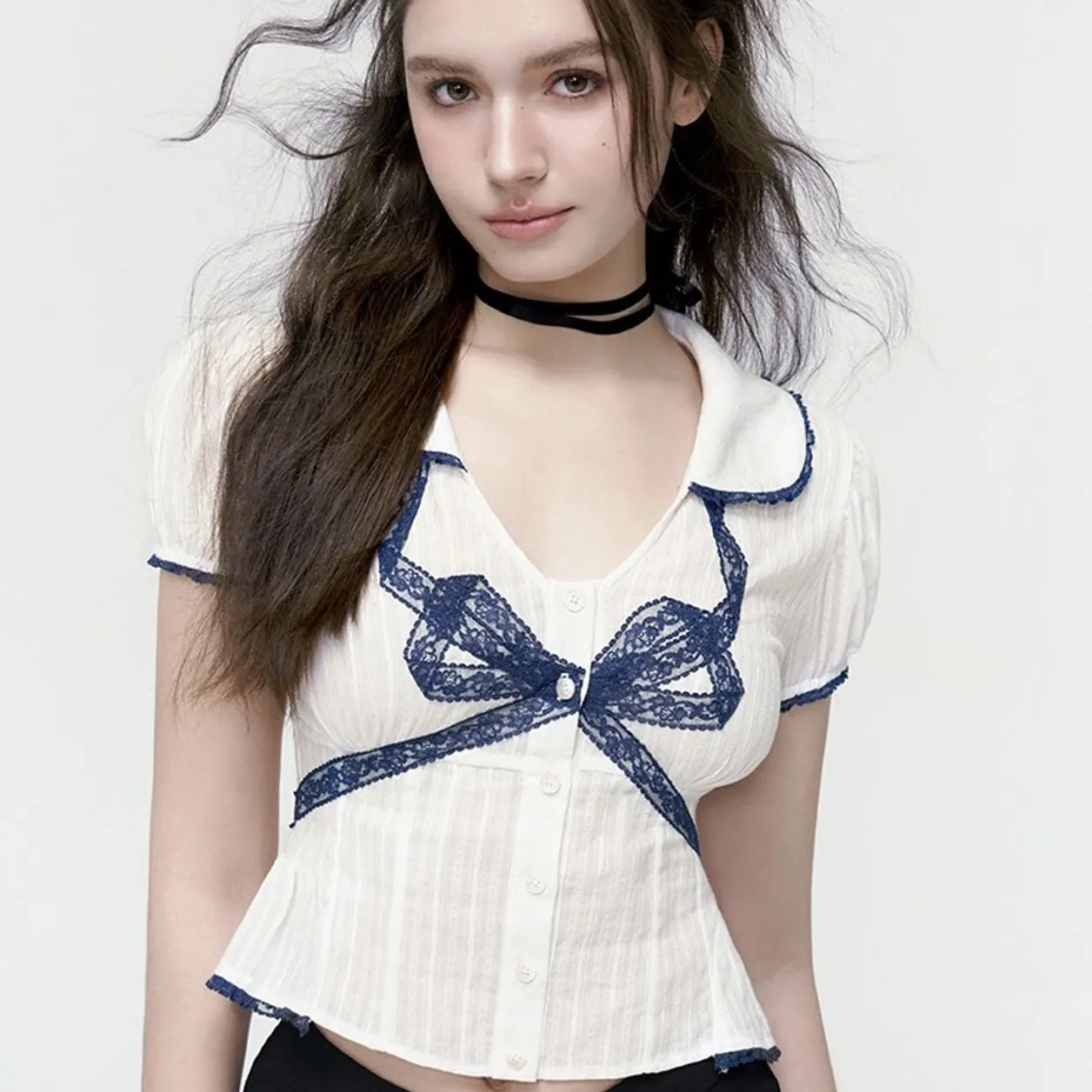 여름 새로운 패션 셔츠 섹시한 레이스 활 얼음 실크 니트 반팔 카디건 블라우스 여성