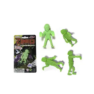 Fábrica Direta Profissional Toy Fabricantes Tamanho Pequeno Personalizado Cor Verde Crescer/Brilho Um Zumbi