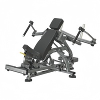 Appareil de musculation professionnel à charge de plaques pour exercices de force : Presse à épaules assise et Machine à Pec Fly inclinée