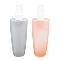 Vente en gros de flacons pulvérisateurs PETG imprimés UV de 160 ml, forme irrégulière, transparents, rechargeables, contenants cosmétiques, nettoyant pour le visage