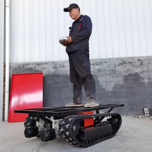 Гусеничная платформа для строительной техники с дистанционным управлением, из легированной стали и резины - Product Image 6