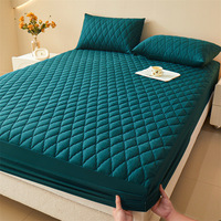 Vente en gros de couvre-lit imperméable simple de couleur unie protège-matelas pour hôtel et maison drap de lit couvre-lit imperméable antisalissure